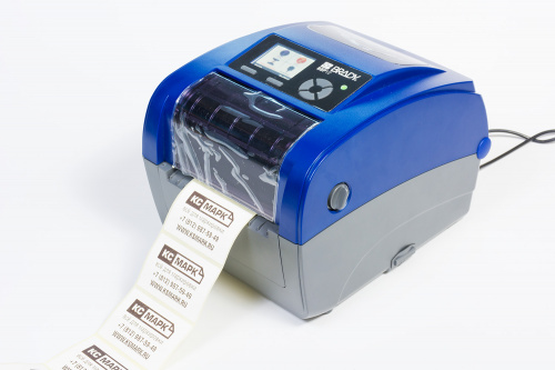 Принтер этикеток Brady BBP12 в действии